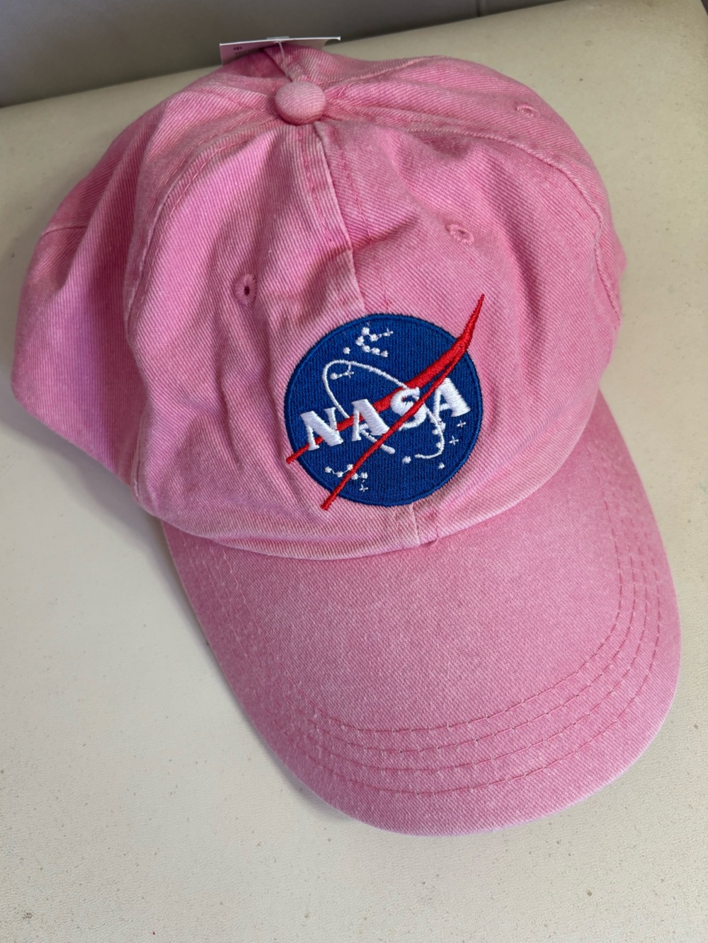Pink Cotton NASA Hat 100% Cotton- New with tags